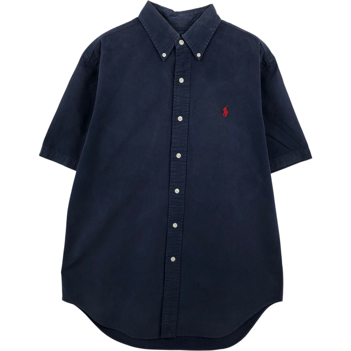 古着 ラルフローレン Ralph Lauren CLASSIC FIT クラシックフィット 半袖 ボタンダウンシャツ メンズM相当/eaa668637