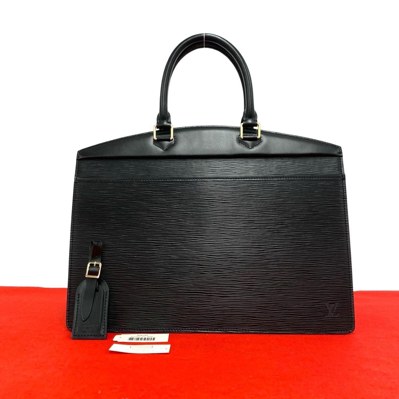 LOUIS VUITTON ルイヴィトン リヴィエラ エピ レザー ハンドバッグ ブラック
 31849