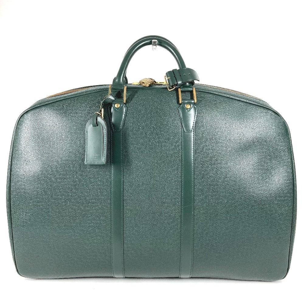 ルイヴィトン LOUIS VUITTON エランガアンポッシュ M30104 タイガ カバン 旅行バッグ トラベルバッグ ボストンバッグ タイガレザー エピセア グリーン
