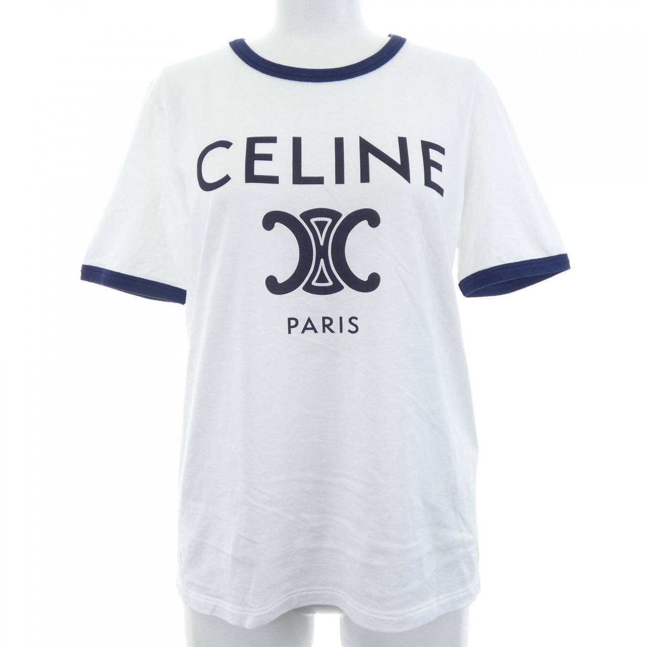 セリーヌ CELINE CELINE PARIS Tシャツ トリオンフ TRIOMPHE 2X872671Q Tシャツ