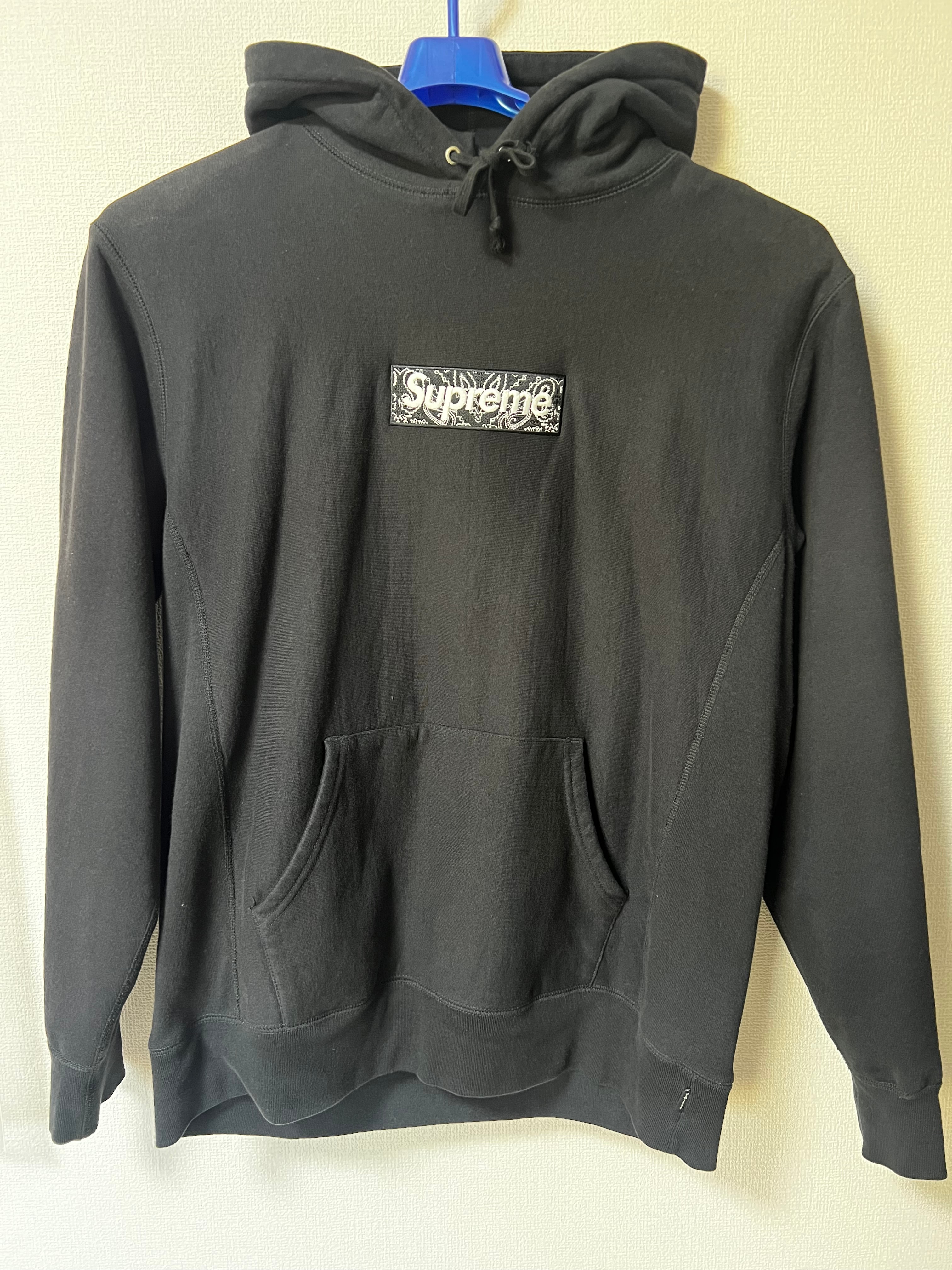 Supreme Bandana Box Logo Hooded Sweatshirt "Black"
