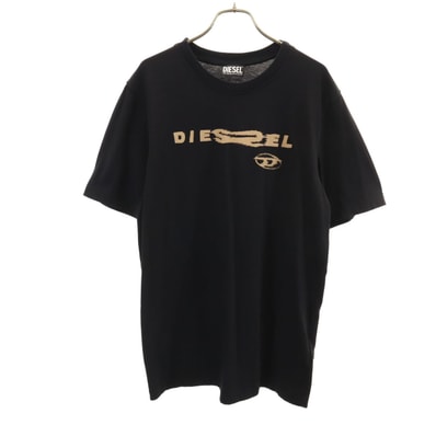 DIESEL ディーゼル 半袖 Tシャツ S ブラック