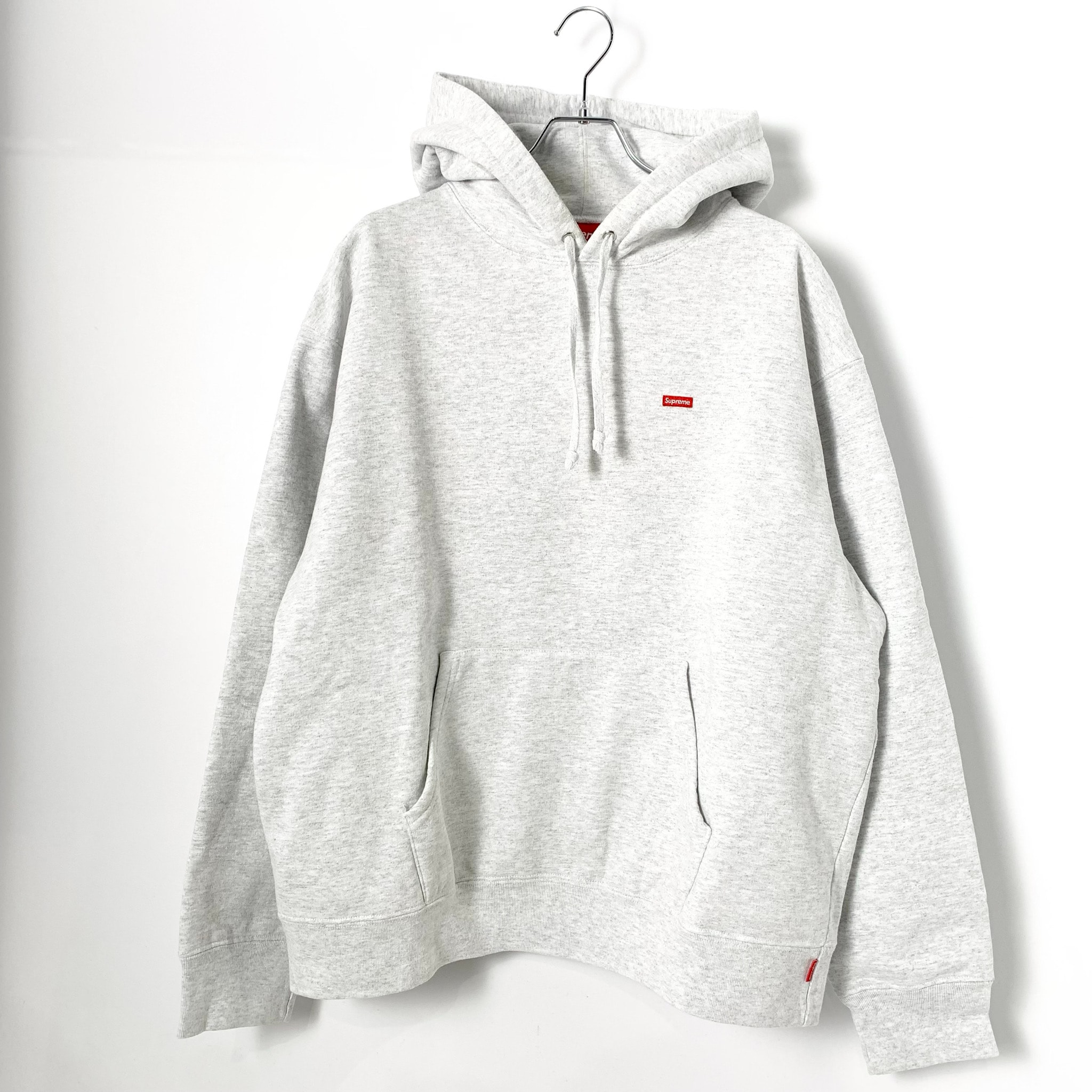 Supreme Small Box Hooded Sweatshirt "Ash Grey" (22SS)