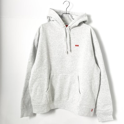 Supreme Small Box Hooded Sweatshirt "Ash Grey" (22SS)