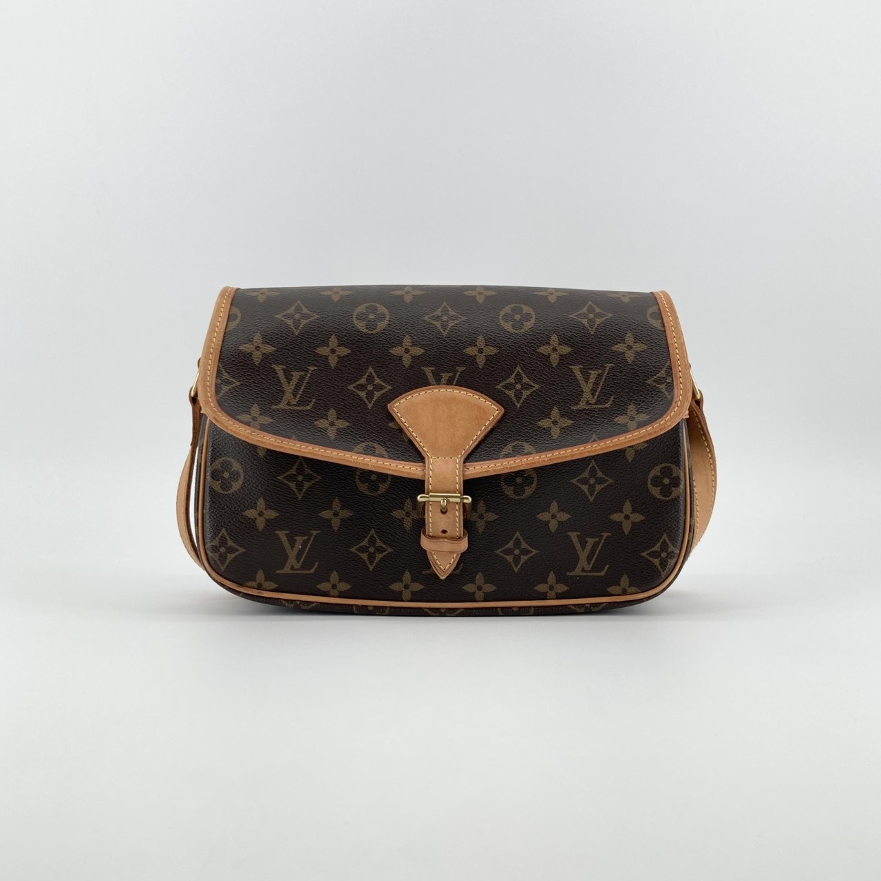 LOUIS VUITTON(ルイ・ヴィトン) ソローニュ モノグラム フロントベルト M42250 ショルダーバッグ ブラウン