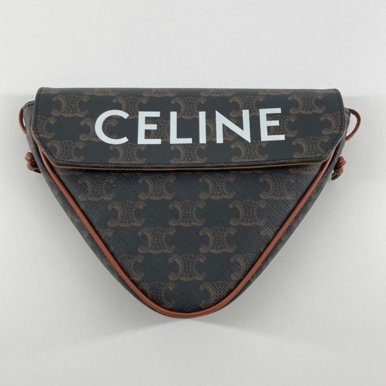 CELINE(セリーヌ) トリオンフ トライアングルバッグ ショルダーバッグ ブラウン