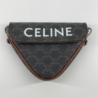 CELINE(セリーヌ) トリオンフ トライアングルバッグ ショルダーバッグ ブラウン