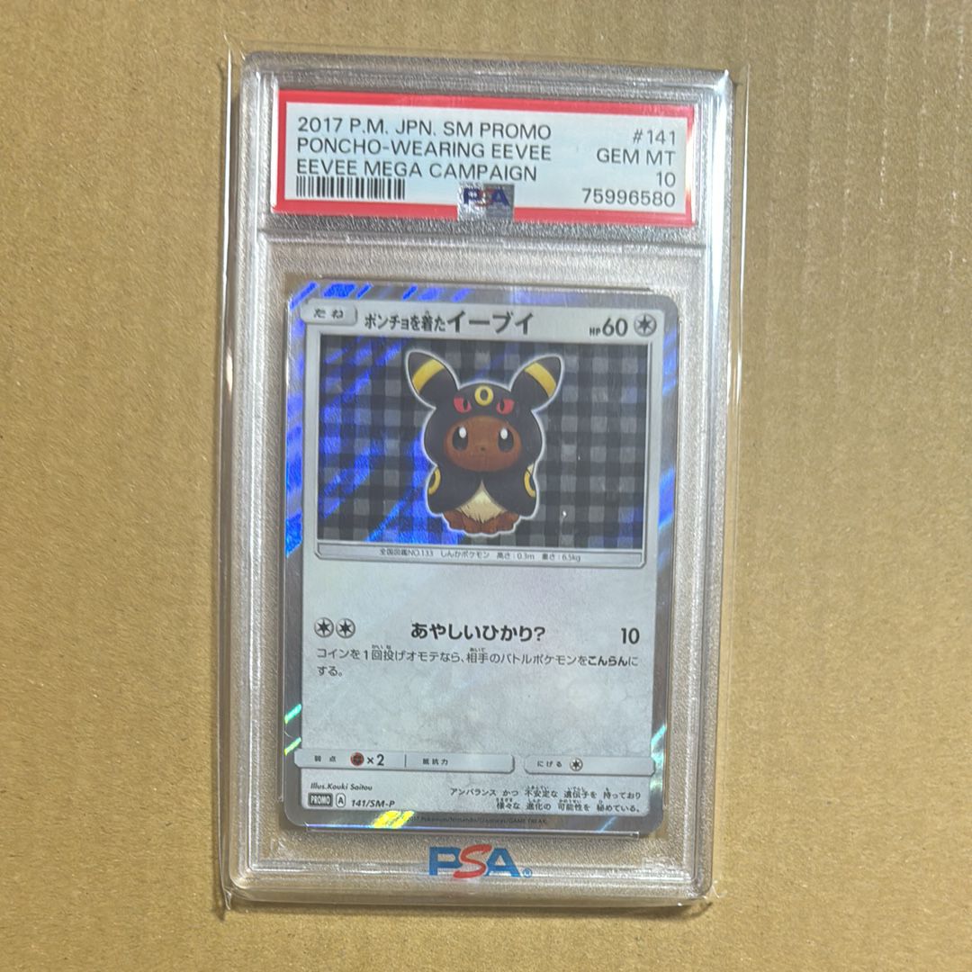 ポンチョを着たイーブイ: プロモ[SM-P 141](プロモーションカード「SM-P」)
