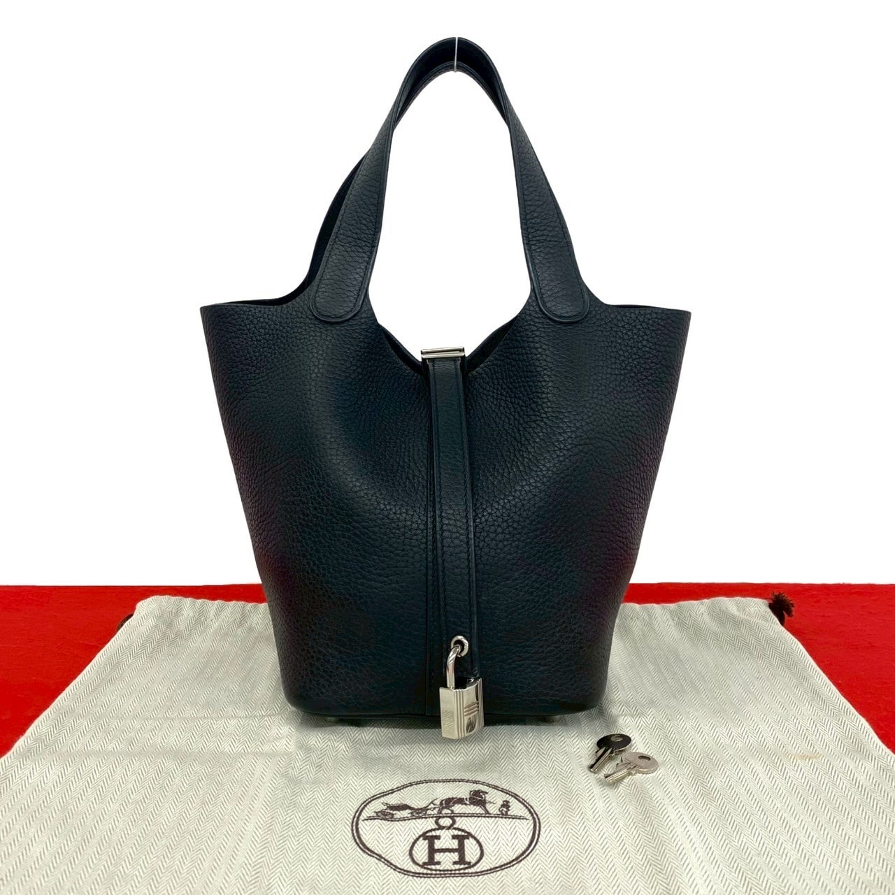 HERMES エルメス ピコタンロック PM トリヨンクレマンス ハンドバッグ ブラック
 35127