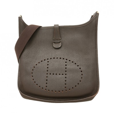 ★SALE【6db1186】エルメス ショルダーバッグ エヴリン1PM トリヨンクレマンス エベーヌ シャンパンゴールド金具 □I刻印【中古】レディース