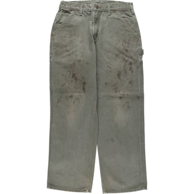 古着 カーハート Carhartt Dungaree Fit ダックペインターパンツ メンズw32相当/eaa639957