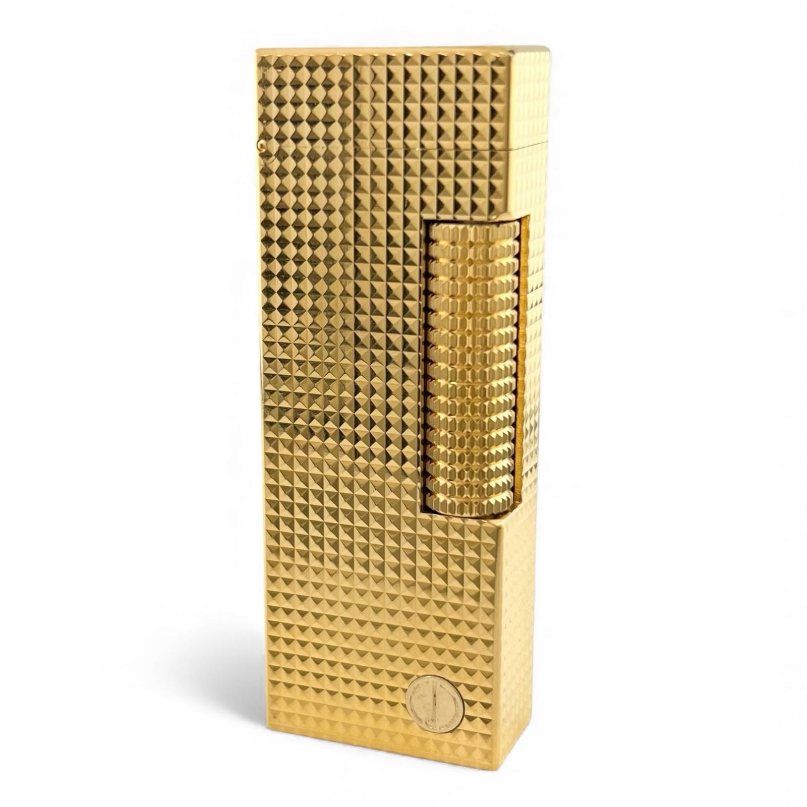 美品 ダンヒル ライター ゴールド メンズ