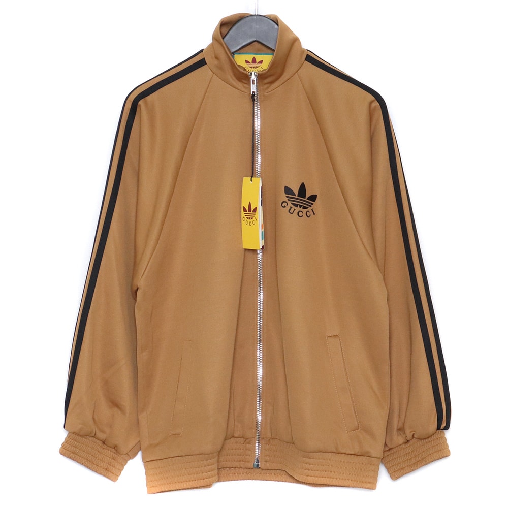 GUCCI × ADIDAS コットンジャージー ジップアップ トラックジャケット
