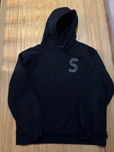 Supreme S Logo Hooded Sweatshirt "Black" (20FW)