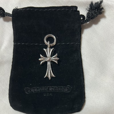 Chrome Hearts Tiny CH Cross Charm "Silver"