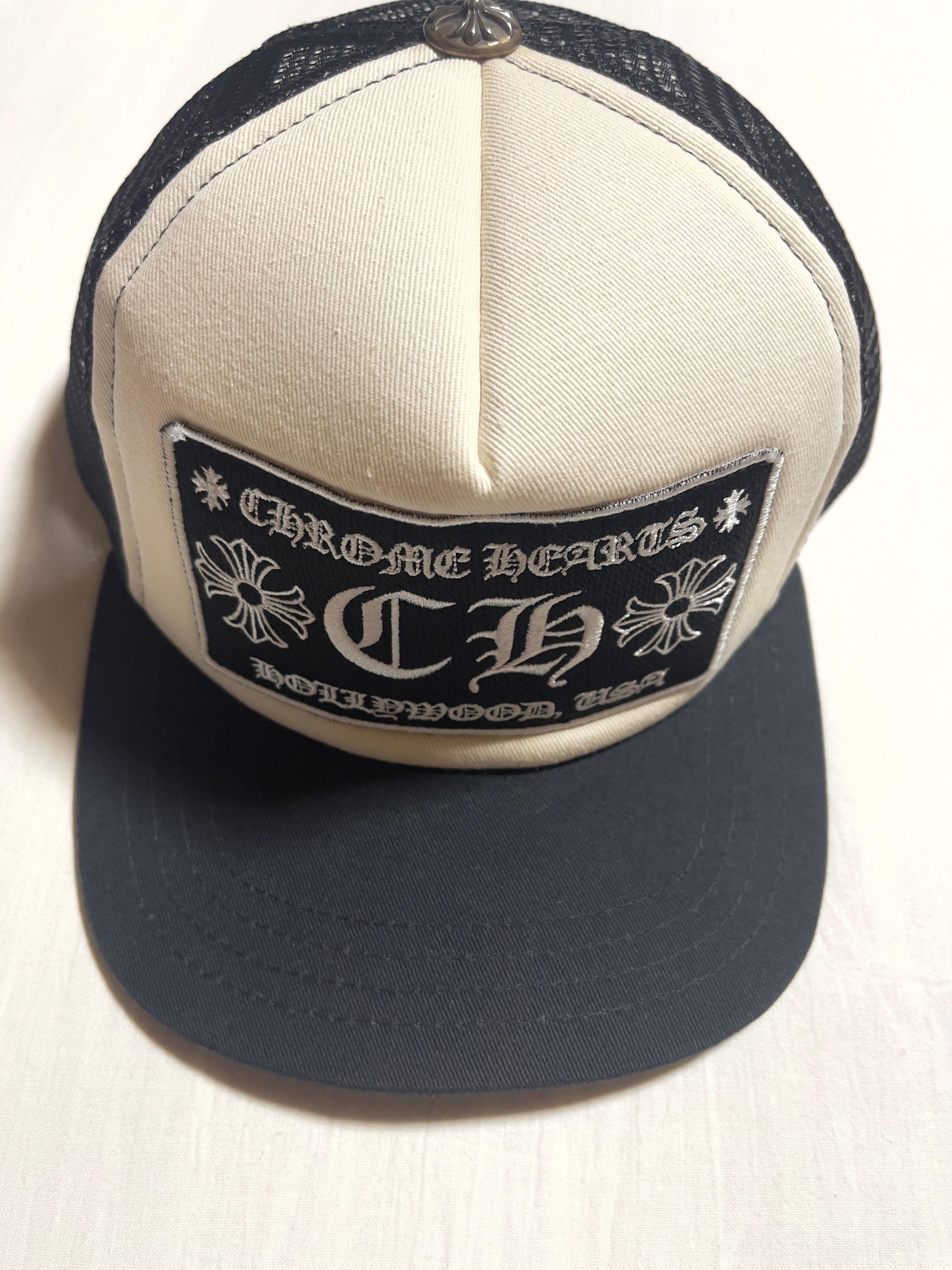 Chrome Hearts Trucker Cap CH "Black/White"