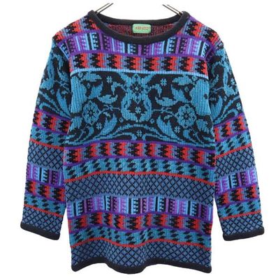 KENZO 90s 長袖 クルーネック ニット