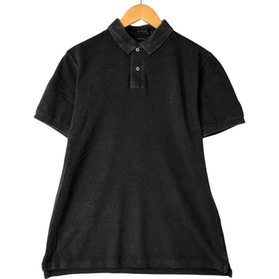 古着 ラルフローレン Ralph Lauren POLO RALPH LAUREN CUSTOM SLIM FIT 半袖 ポロシャツ メンズL相当/eaa543668