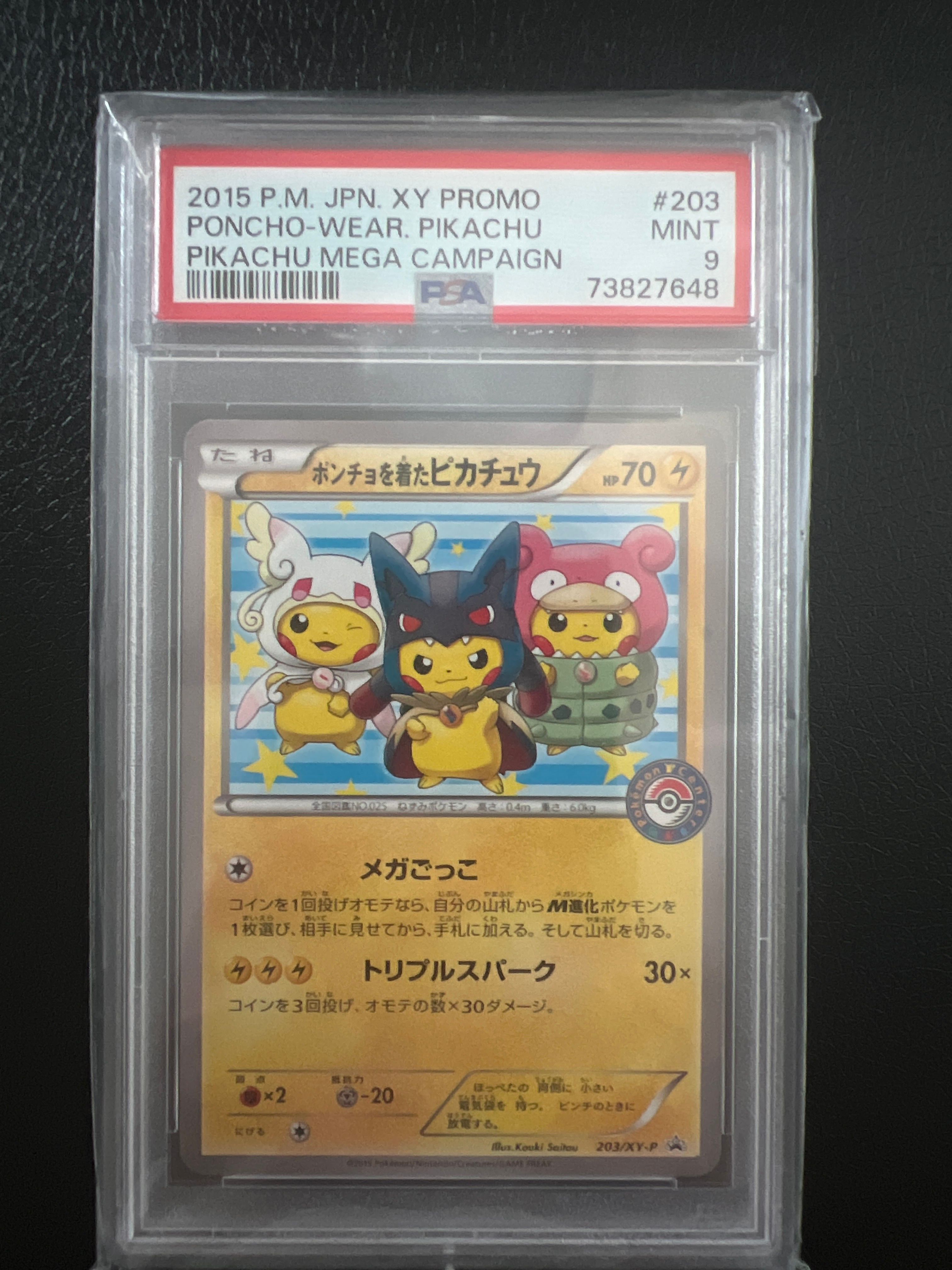 ポンチョを着たピカチュウ: プロモ (ポンチョピカチュウ) [XY-P 203/XY-P](プロモーションカード「XY-P」)