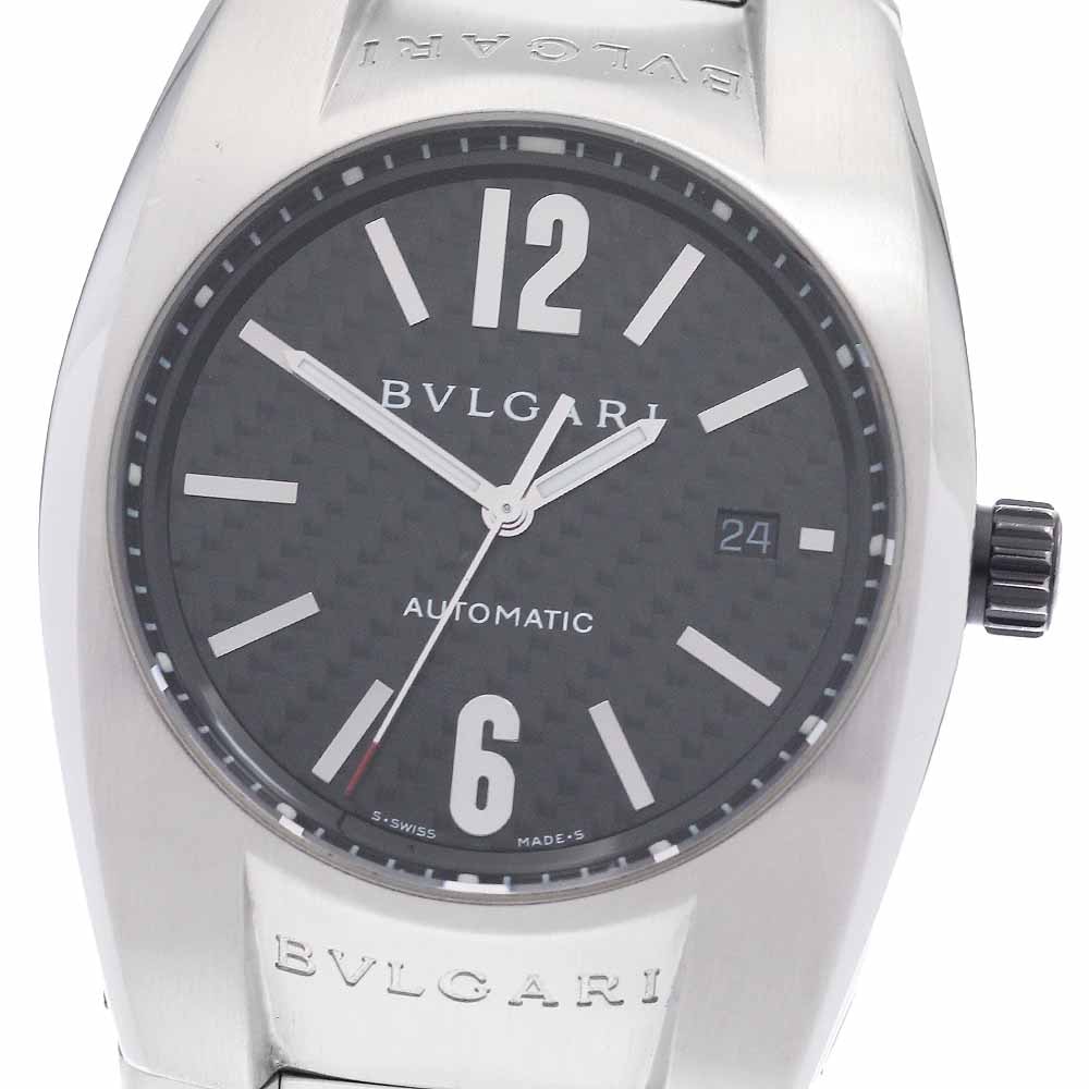 ☆良品 ★箱・保 ブルガリ エルゴン デイト EG40S メンズ 【中古】