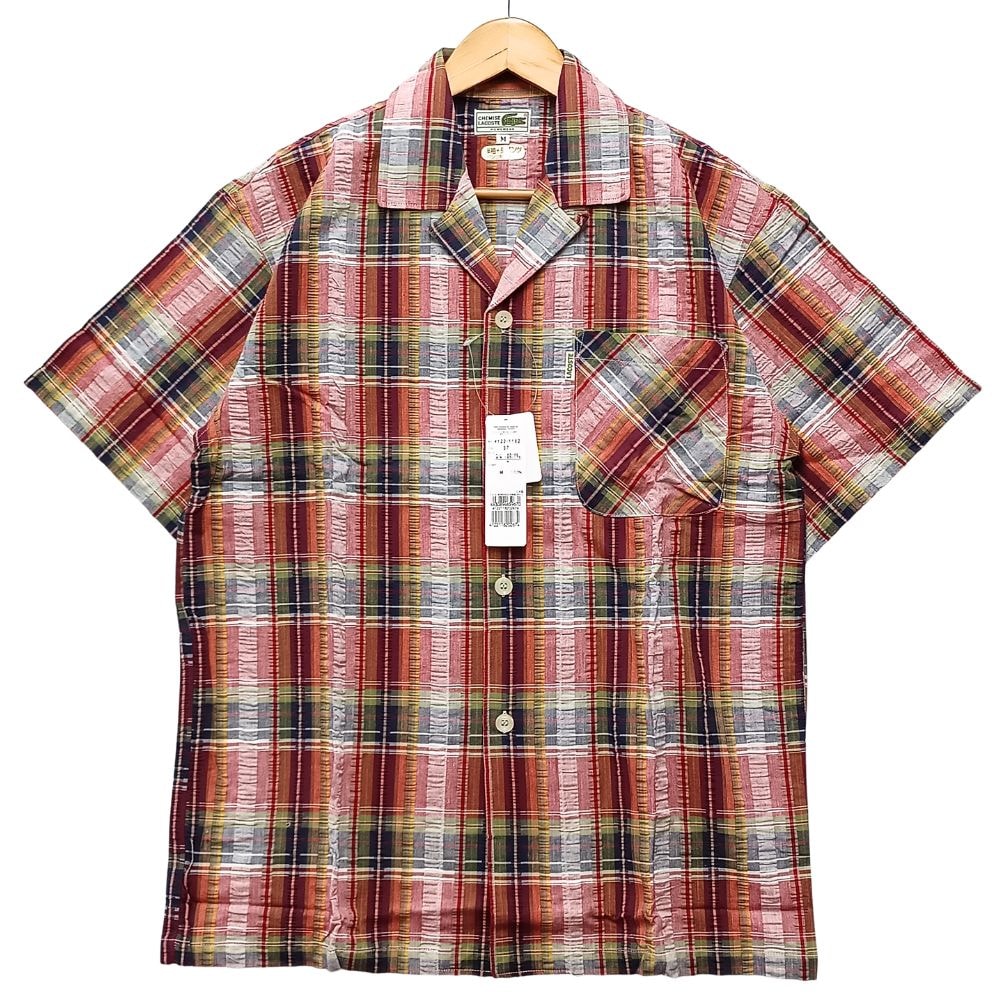 LACOSTE ラコステ HOMEWEAR マドラスチェック パジャマ セットアップ 53455