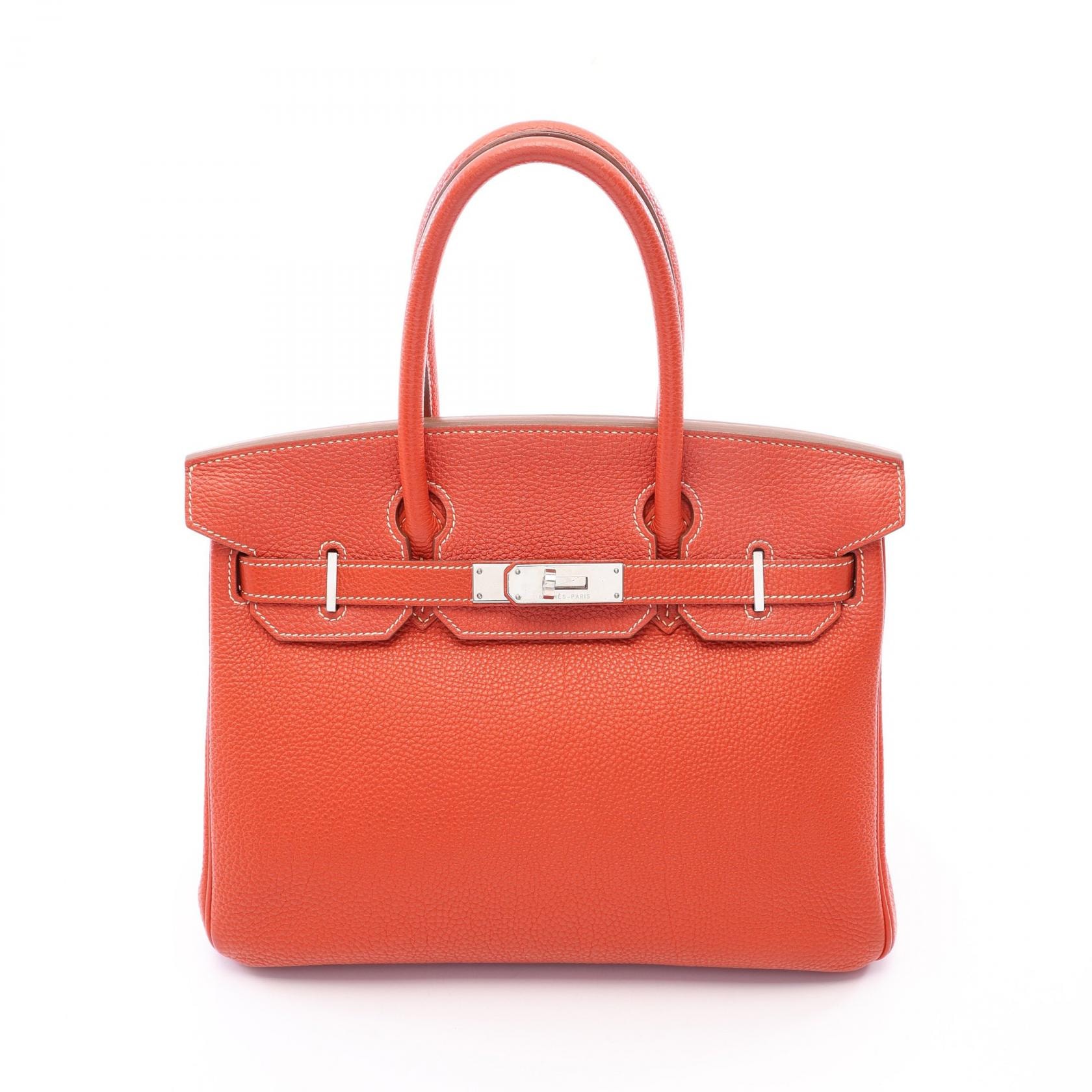 エルメス HERMES バーキン30 サンギーヌ ハンドバッグ バッグ トゴ トゴ □O刻印(2011年製造) レディース レッド系 【中古】