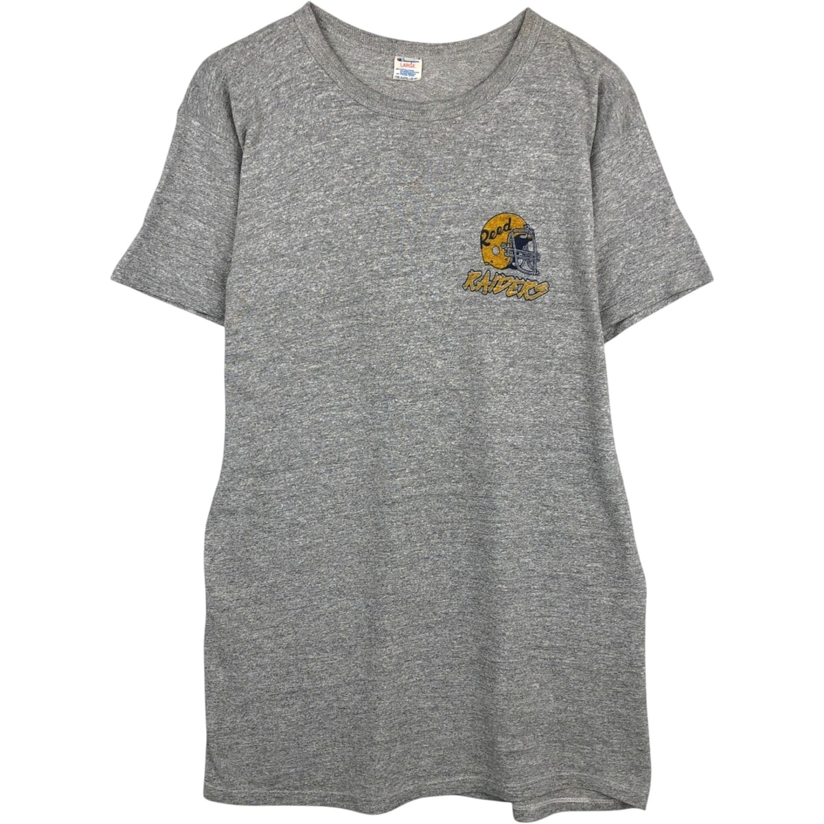 古着 80年代 チャンピオン Champion トリコタグ 88/12 ハチハチワンツーボディー 杢グレー 霜降り カレッジTシャツ USA製 メンズL相当 ヴィンテージ/eaa623126