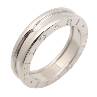 ブルガリ BVLGARI B-zero1 リング 1バンド リング・指輪 ジュエリー K18WG(ホワイトゴールド) メンズ レディース シルバー系 346566 【中古】