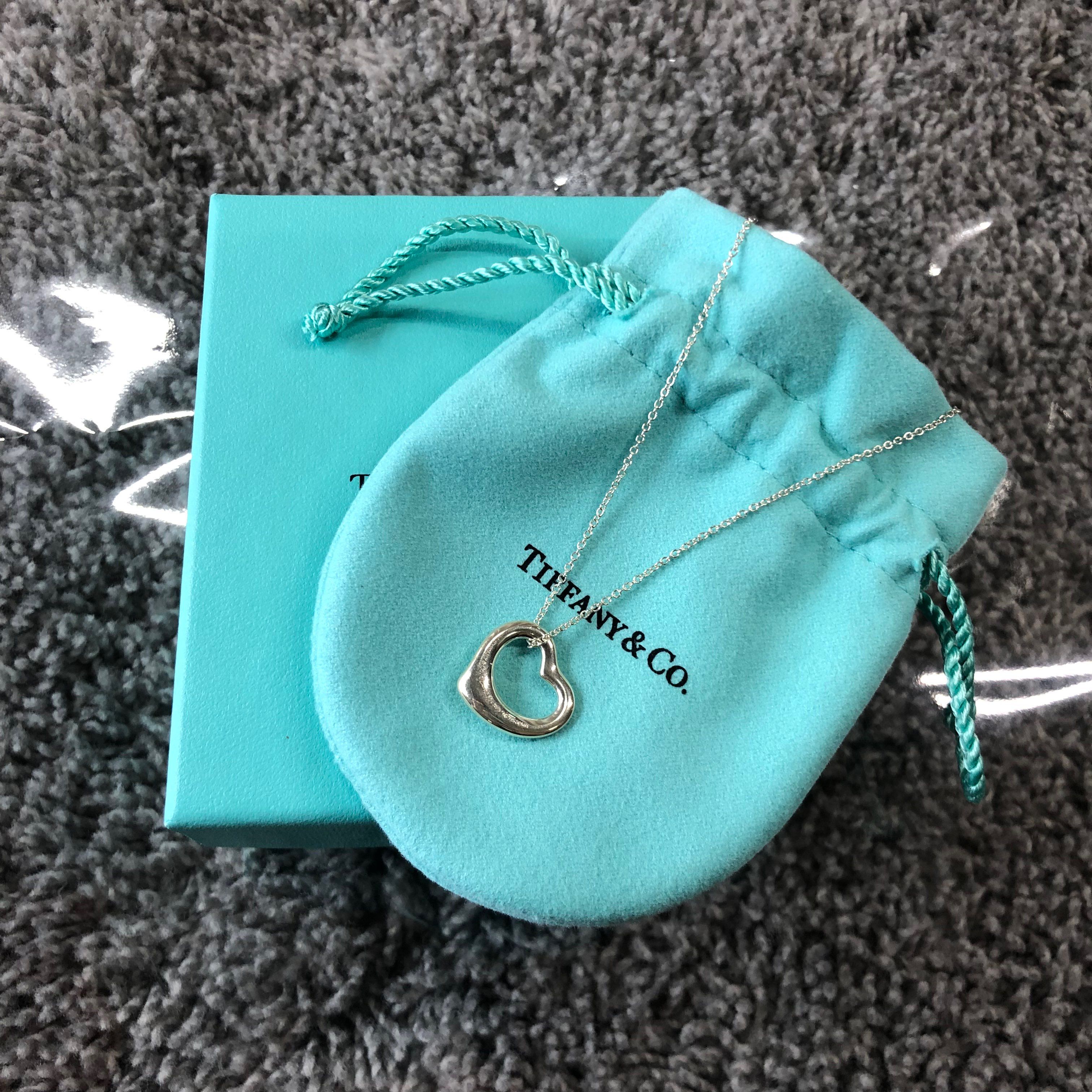 ティファニー オープンハート ネックレス