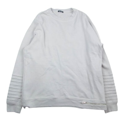 UNDERCOVER アンダーカバー スウェット UI1C4804 undercoverism アンダーカバーイズム 袖ハギ 加工 クルーネック 長袖 スウェット グレー系 2【中古】