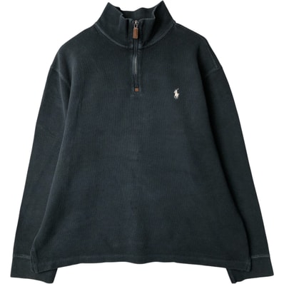 古着 ラルフローレン Ralph Lauren POLO by Ralph Lauren ハーフジップスウェットシャツ トレーナー メンズXL相当/eaa595654