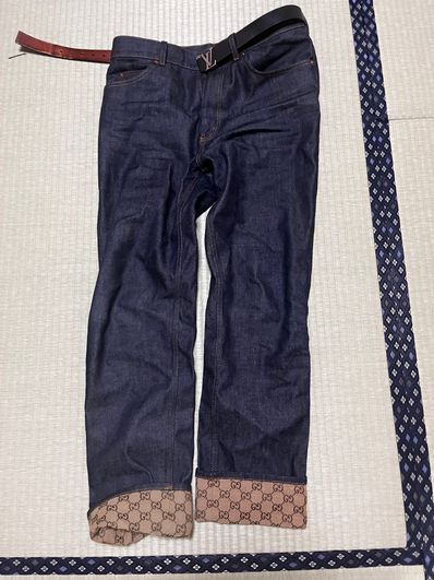 GUCCI折り返しデニム