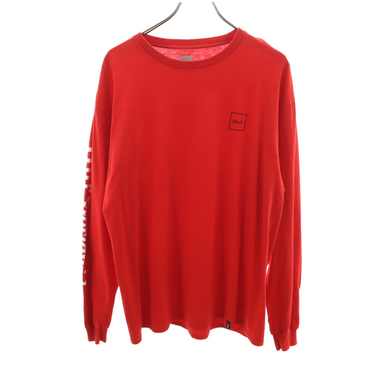 HUF ハフ 長袖 Tシャツ L レッド ロンT