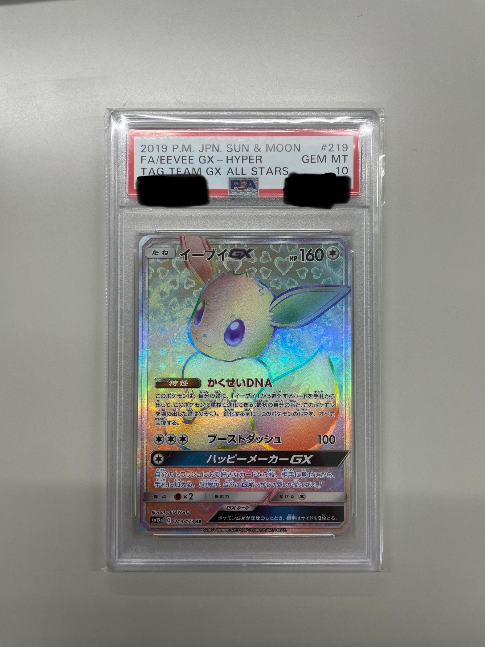 イーブイGX HR[SM12a 219/173](ハイクラスパック「TAG TEAM GX タッグオールスターズ」)