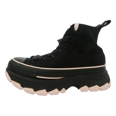 CONVERSE コンバース 1SE820 ALL STAR TREKWAVE BP H オールスター トレックウエーブ ハイカットスニーカー ブラック系 ピンク系 24.5cm【極上美品】【中古】