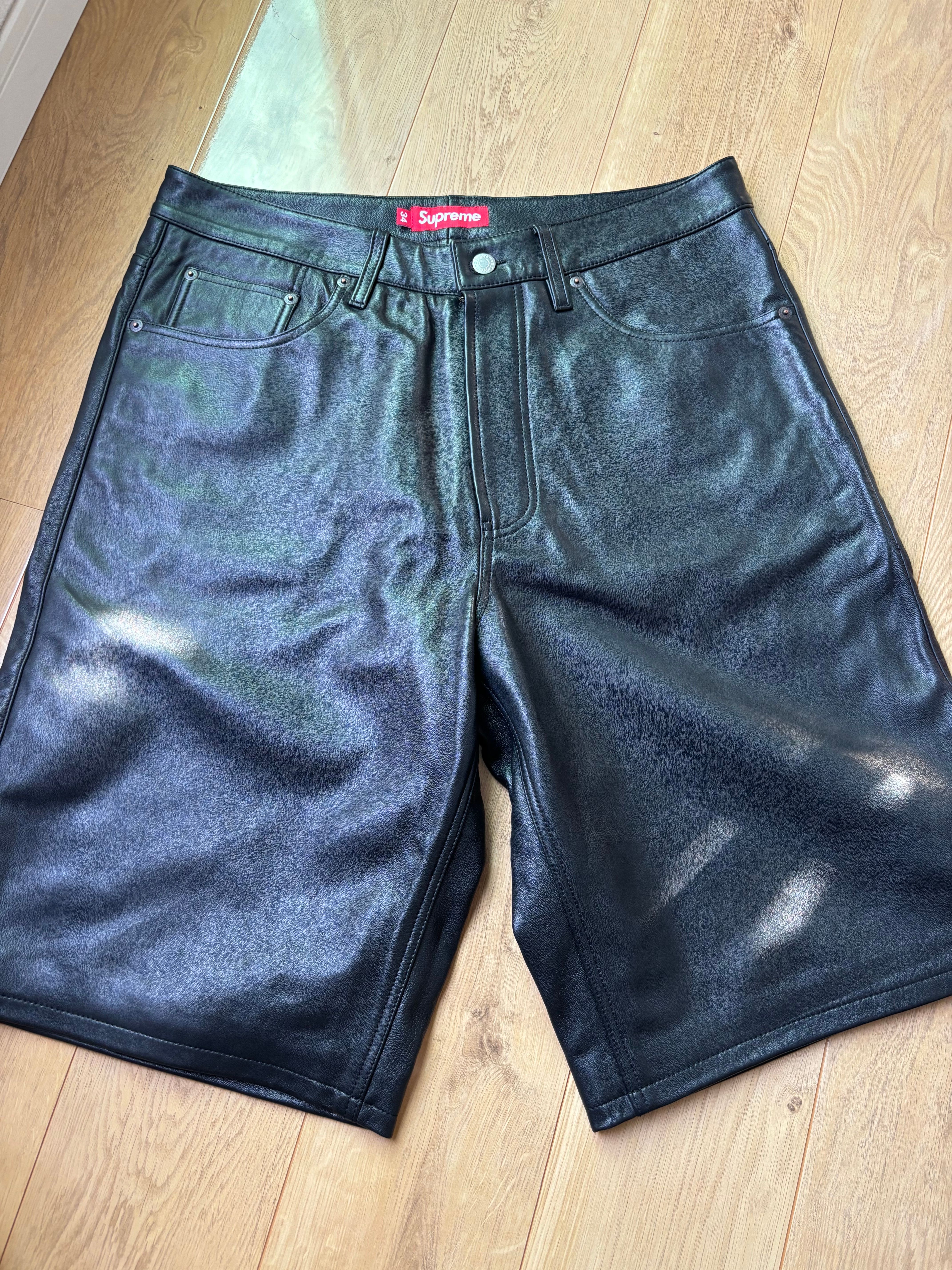 Supreme Baggy Leather Short 