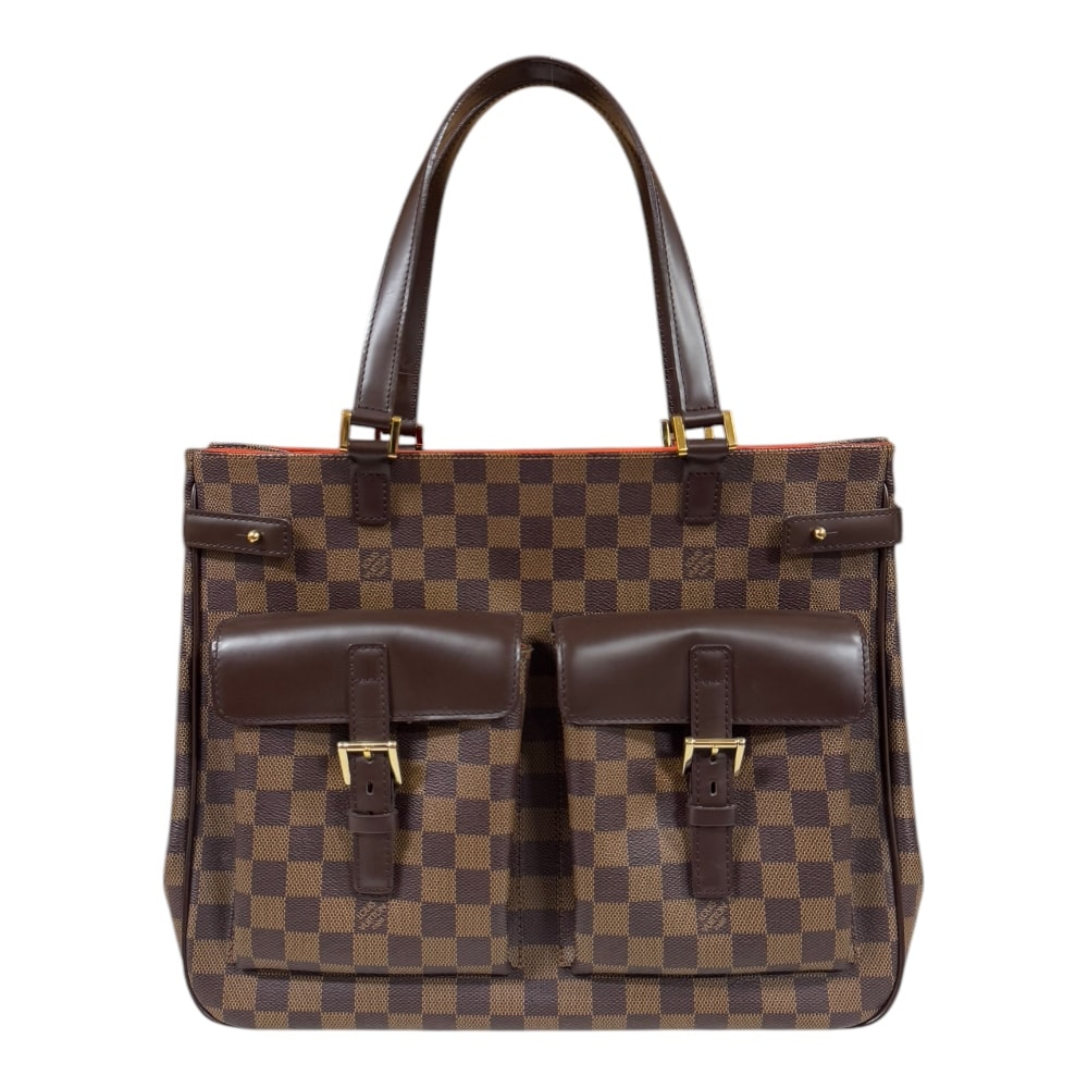 ルイヴィトン ユゼス ダミエ ハンドバッグ ダミエキャンバス N51128 ブラウン レディース LOUIS VUITTON  中古