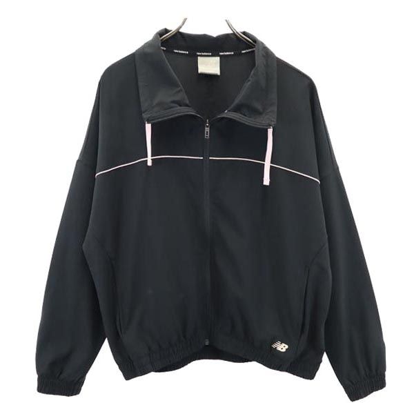 NEW BALANCE ニューバランス 長袖 トレーニングウェア M 黒×ピンク ジャケット