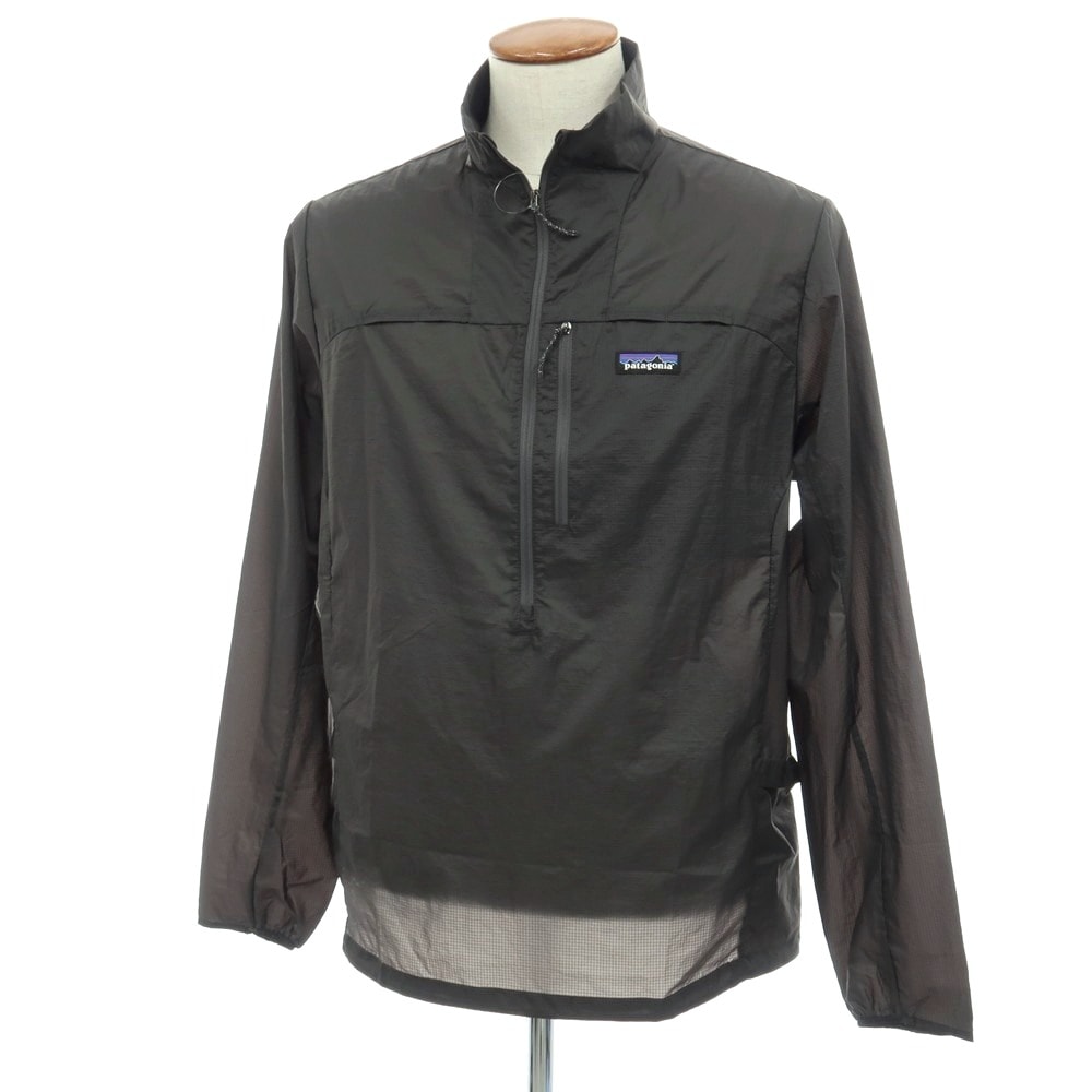 【中古】パタゴニア patagonia ナイロン ポケッタブル フーディニ ハーフジップ プルオーバー シェルジャケット ウィンドブレーカー ダークグレー【サイズM】【メンズ】