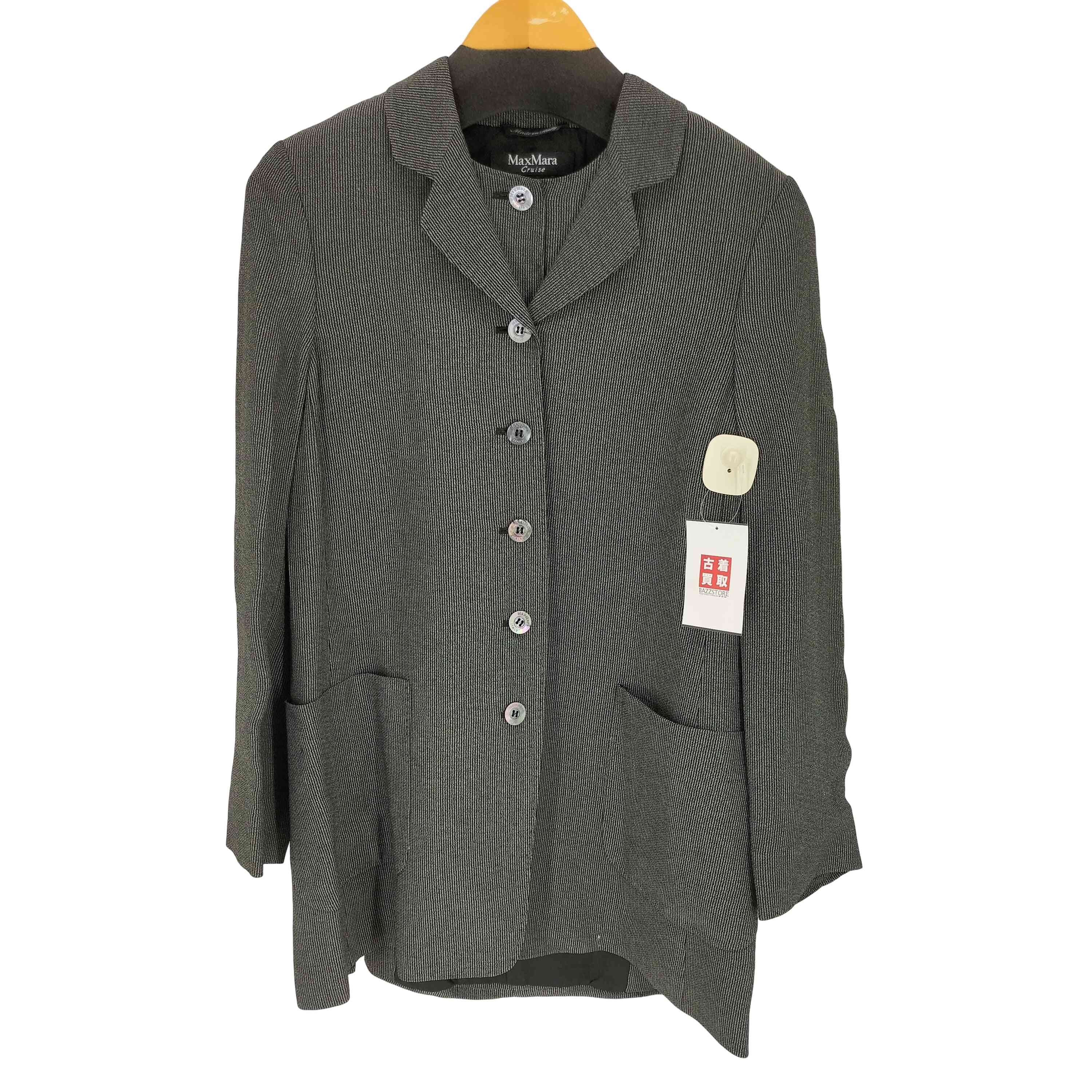 {{MAX MARA Cruise}}スト付き テーラードジャケット【1143300299732】