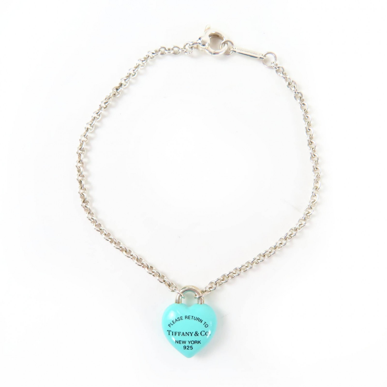 極美品 ティファニー フルハート ブレスレット シルバー レディース