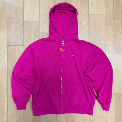 Supreme Small Box Zip Up Hooded Sweatshirt (25FW) "Plum"