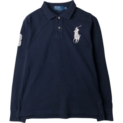 古着 ラルフローレン Ralph Lauren POLO by Ralph Lauren CUSTOM FIT 長袖 ポロシャツ メンズL相当/eaa615199