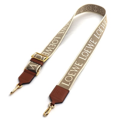 LOEWE ロエベ アナグラム ショルダーストラップ ベージュ/タン C073T87X01 レディース【中古】【美品】