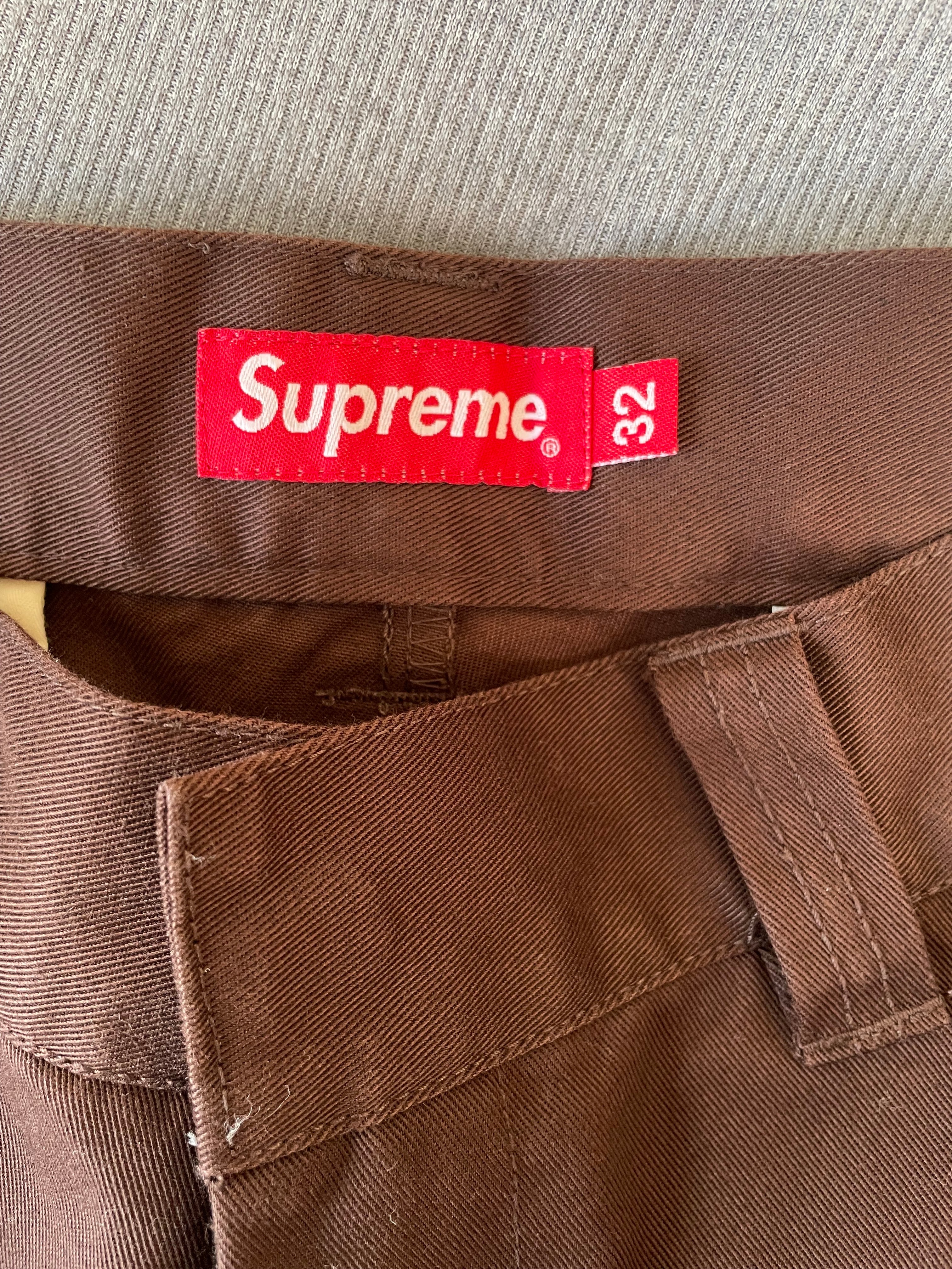 シュプリーム ワーク パンツ (22SS) "ブラウン"