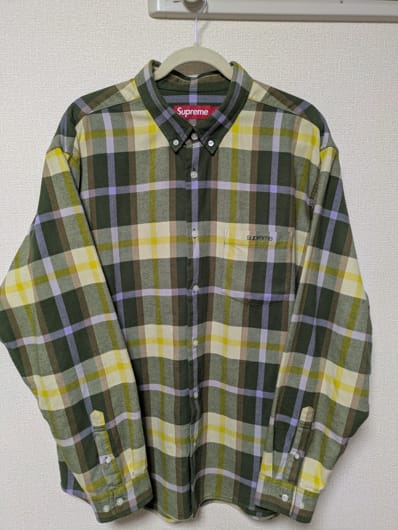 Supreme Plaid Flannel Shirt "Green" (23FW)