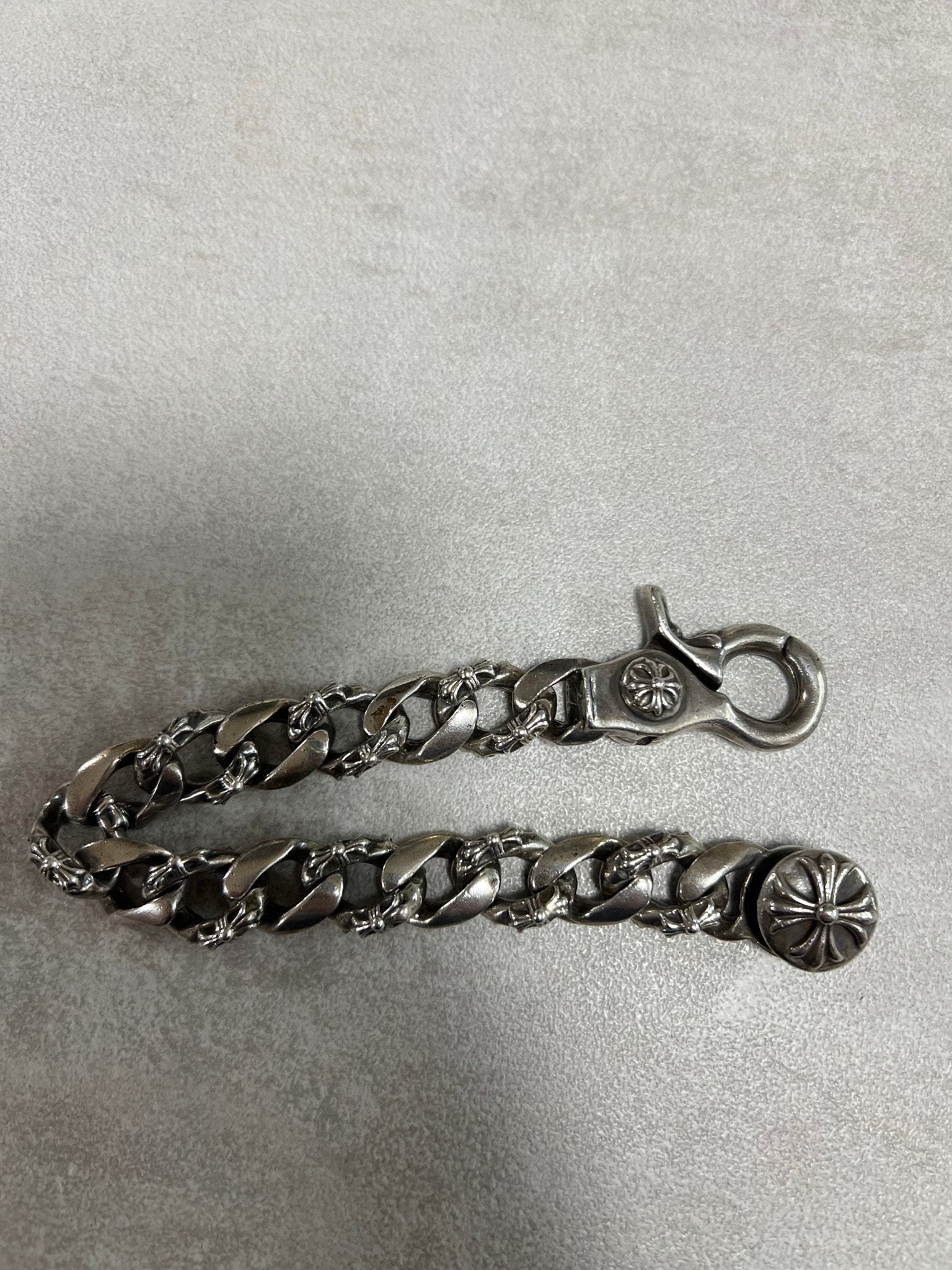 Chrome Hearts Fancy Chain Clip Bracelet "Silver"