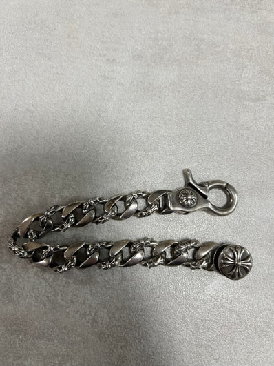 Chrome Hearts Fancy Chain Clip Bracelet "Silver"