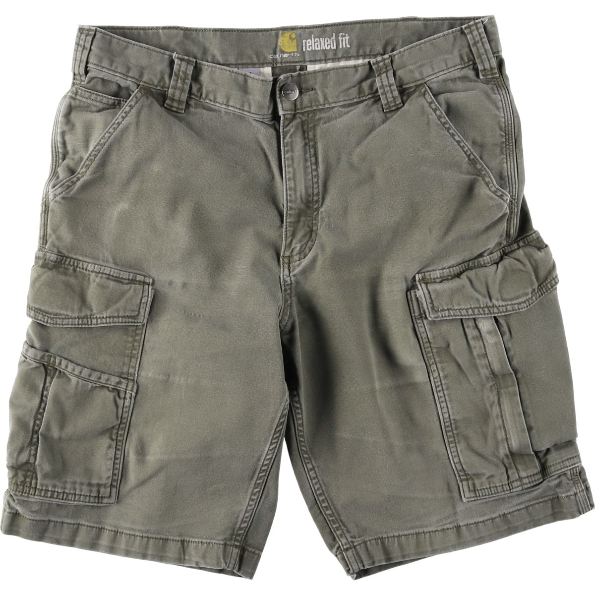 古着 カーハート Carhartt RELAXED FIT ダック カーゴショーツ ハーフパンツ カーゴパンツ メンズw35相当/eaa640645