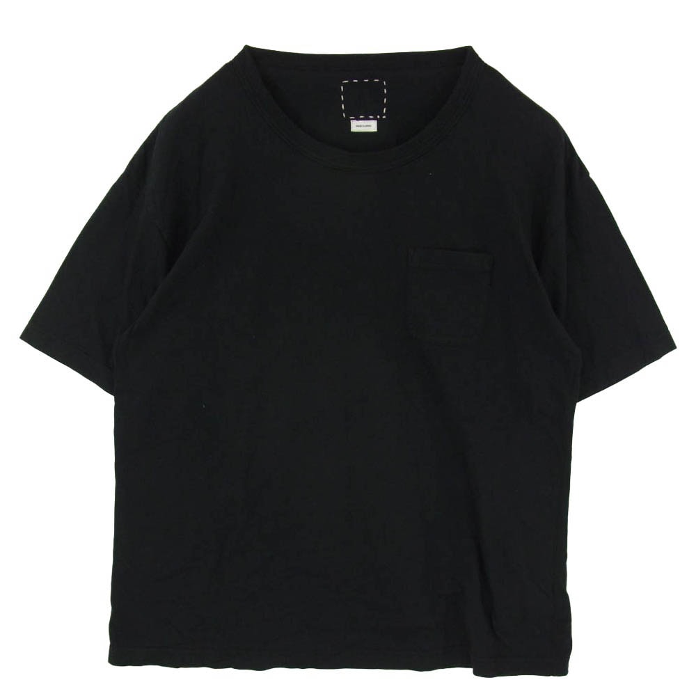 VISVIM ビズビム 0121105010002 Ultimate Jumbo アルティメット ジャンボ Tシャツ 半袖カットソー ブラック系 3【中古】